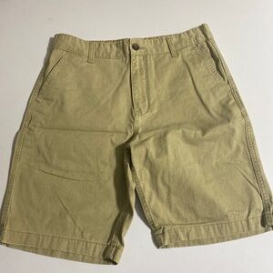 Faded glory Khaki Mens shorts 100% cotton size 34